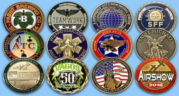 Challenge Coins Colors and Materials