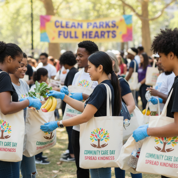 Plain bags before custom branding