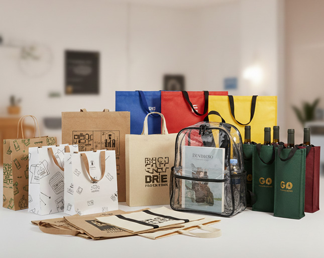 Custom branded bags with logo after Vivipins