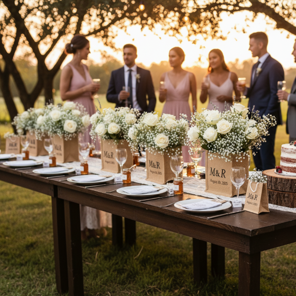 Custom jute bags eco-friendly