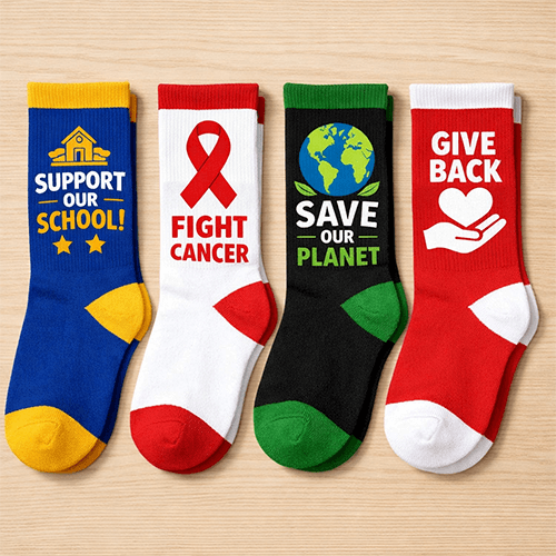 Custom Fundraiser Socks