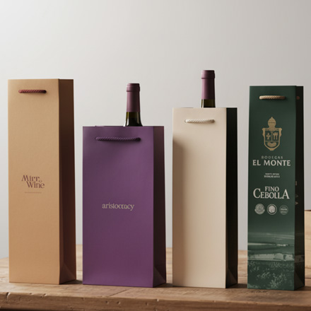 Eurotote Kraft Paper Wine Bags