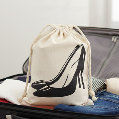 Canvas Drawstring Shoe Bags