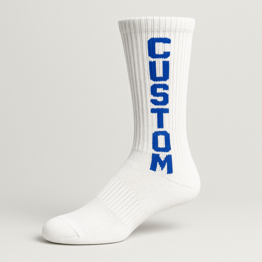 Custom Logo Socks – No Minimums, Wholesale Pricing, Save 20