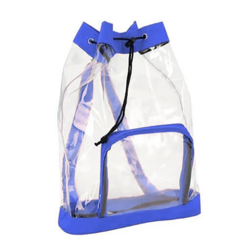 Clear Drawstring Bags Game Cinch Backpacks